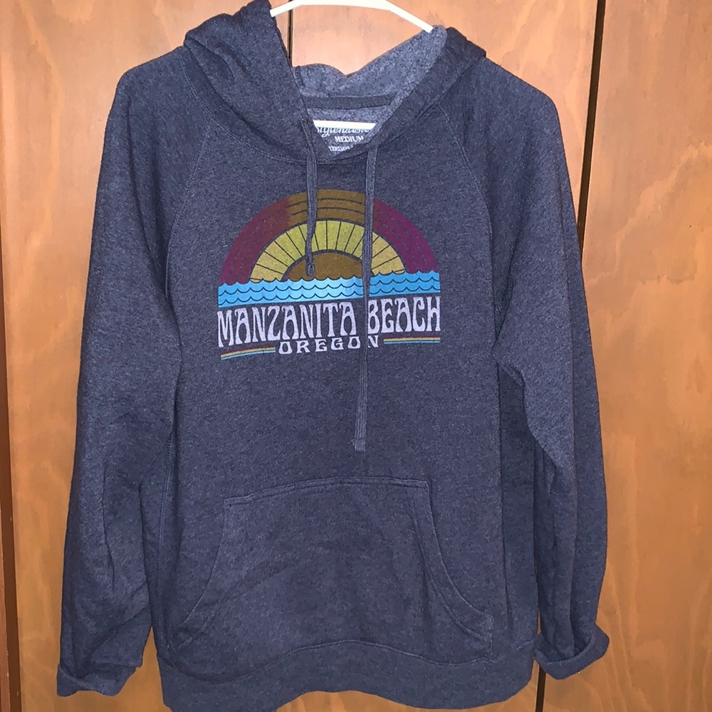 Manzanita Beach Oregon Hoodie